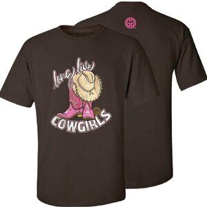 NEW Long Live Cowgirls Graphic Tee | Western Pink Boots Tee | Boutique Top